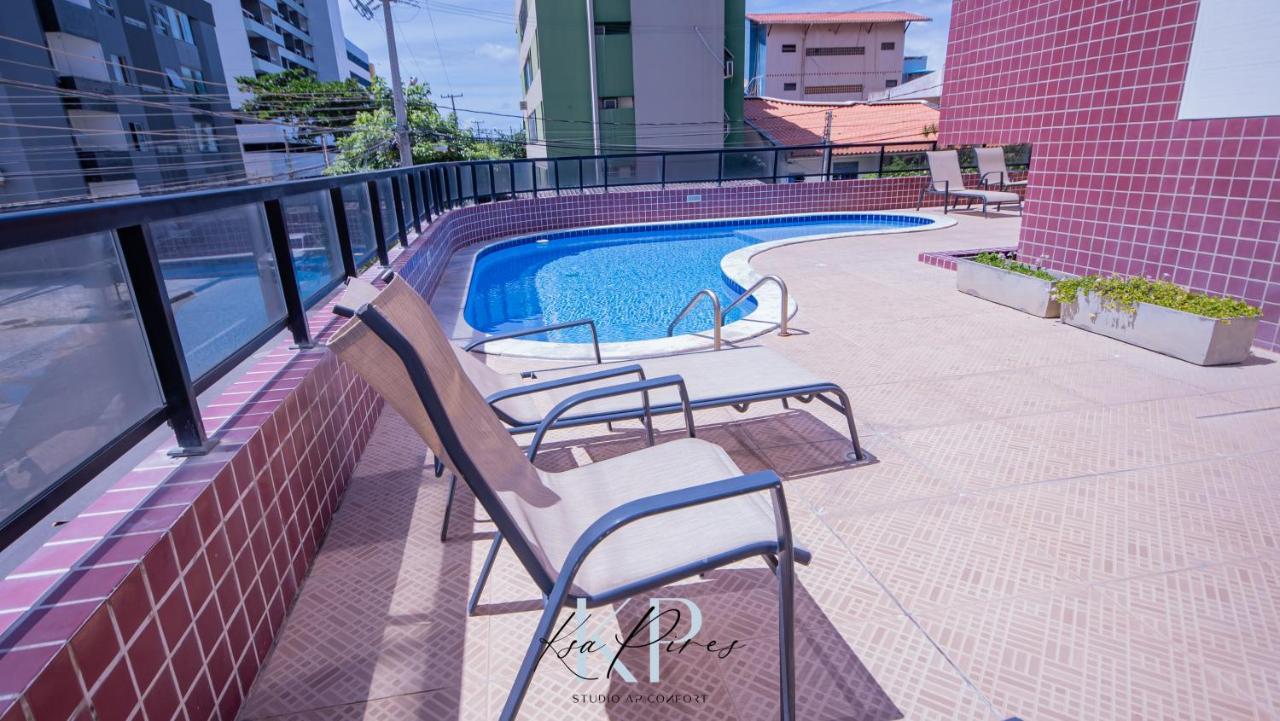 Apartamento Completo na praia de Maceió - Ksa Pires conforto Exterior foto