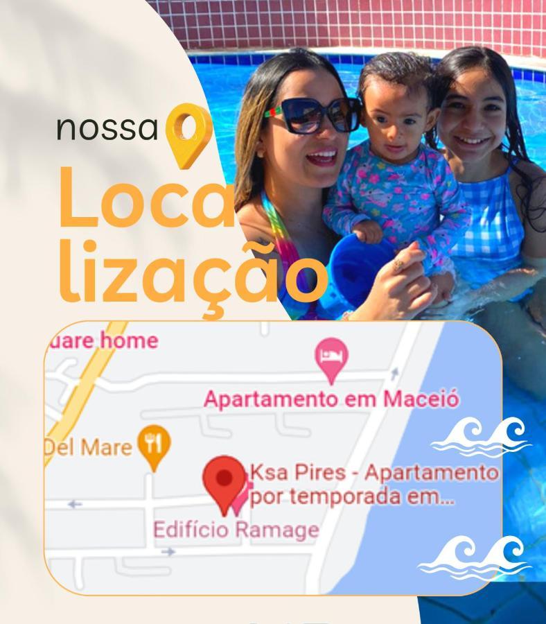 Apartamento Completo na praia de Maceió - Ksa Pires conforto Exterior foto