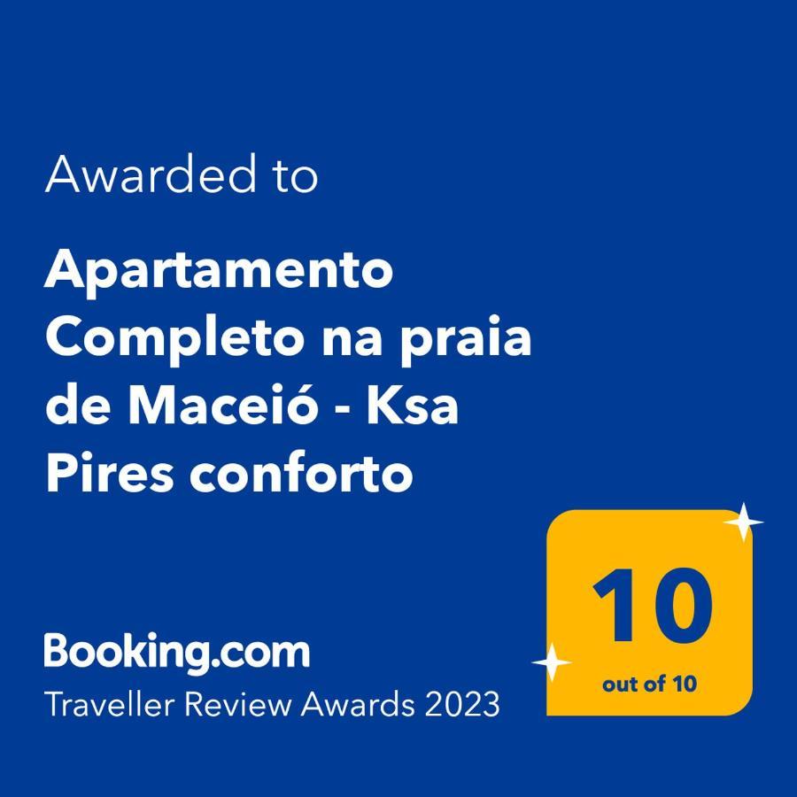 Apartamento Completo na praia de Maceió - Ksa Pires conforto Exterior foto